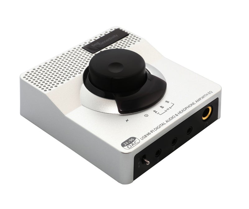 Syba USB 24 Bit 96 KHz DAC Digital to Analog Headphone Amplifier 2 Stage EQ Digital/Coaxial Output and RCA Output (SD-DAC63118) - Image 1